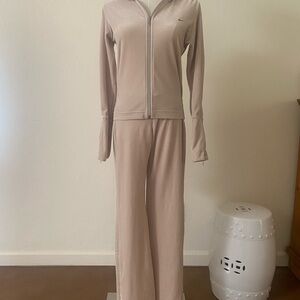 ***NIKE~ Velour Tracksuit with Satin Tuxedo Trim